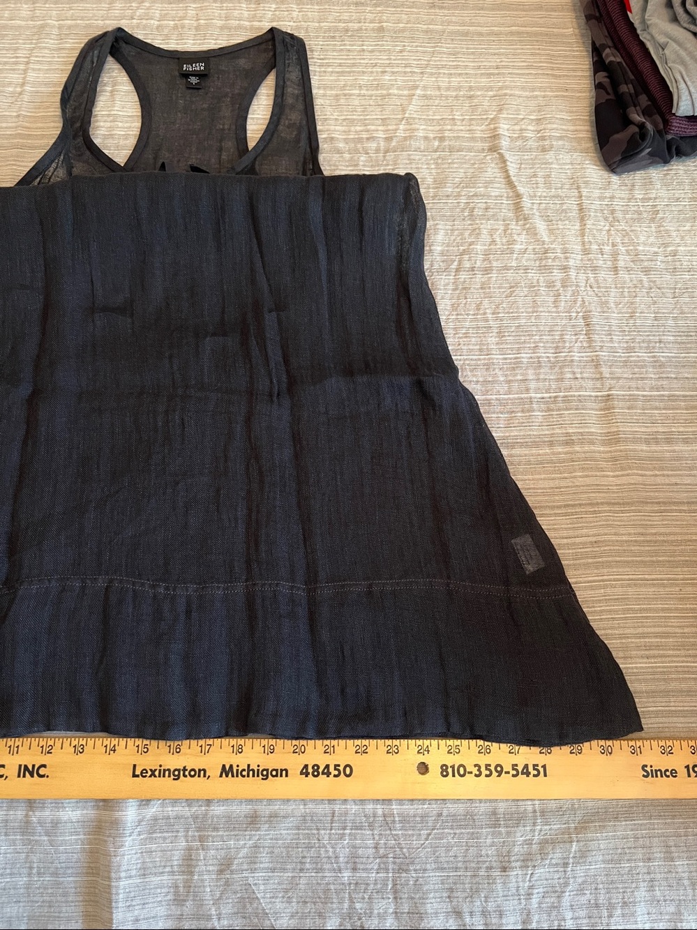 Eileen Fisher Italian Linen Tunic/Dress/swim Cover Up - Picture 8 of 14